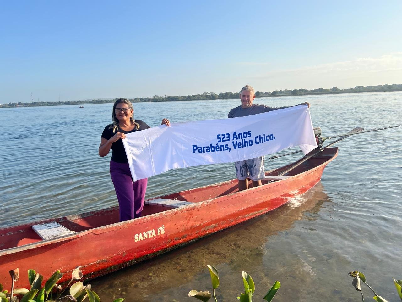 Homenagem barco